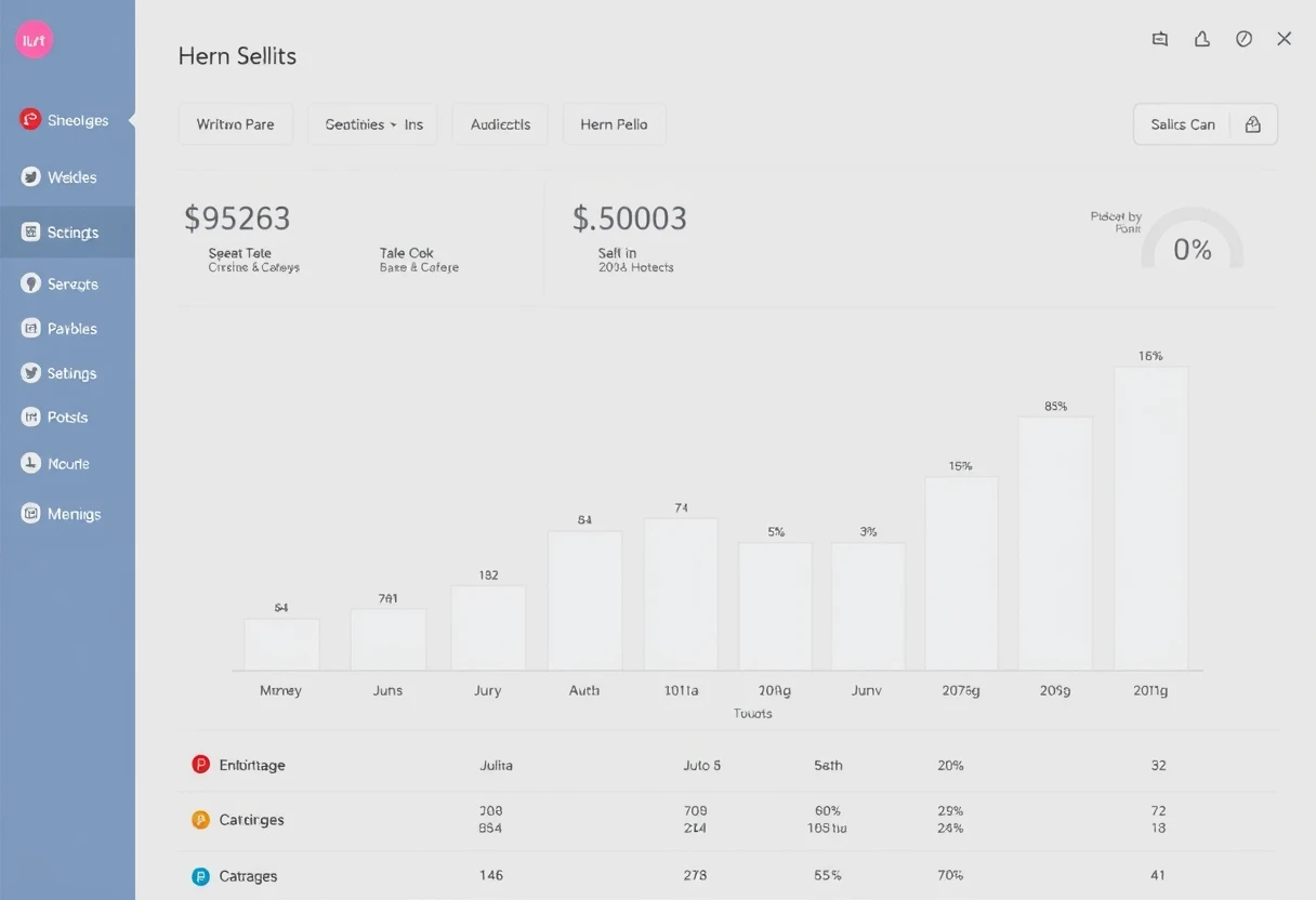 Social media statistics dashboard